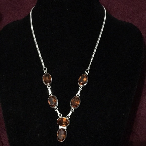 Jewelry - BRANDY Topaz Sterling Silver Necklace